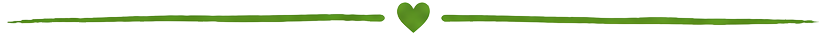 Green heart seperator graphic